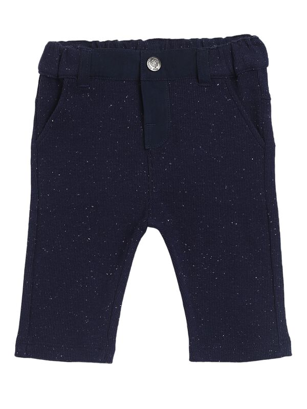Boys Medium Blue Long Knitted Trouser image number 0